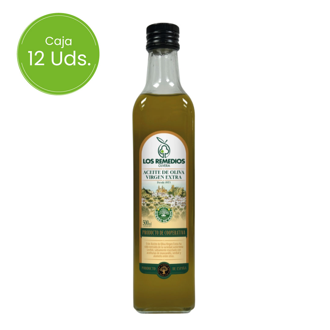 Aceite de Oliva Virgen Extra Los Remedios 500 Ml – Caja 12 Uds.